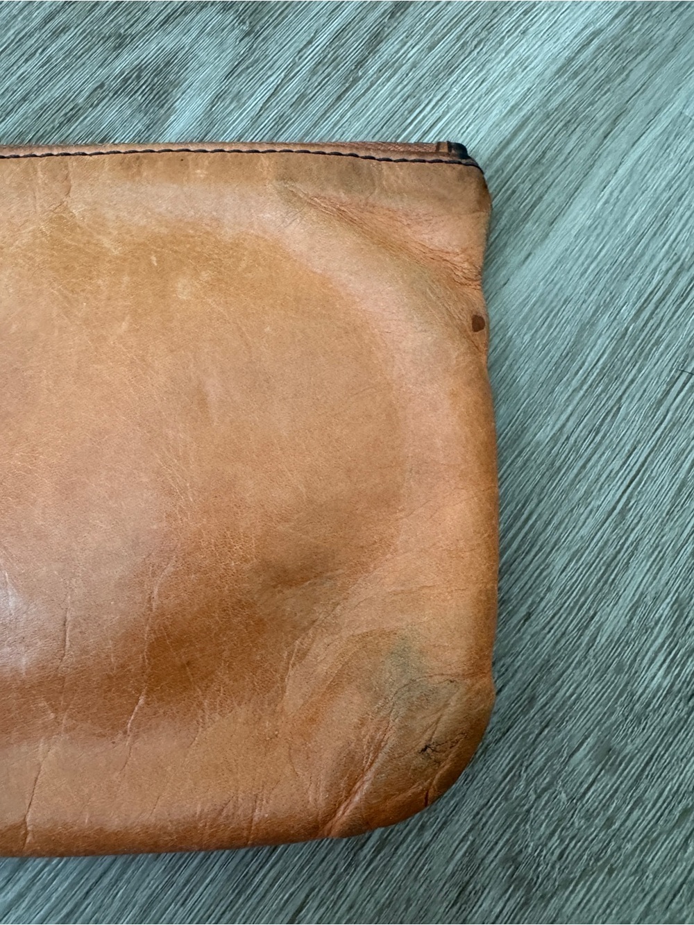 Hobo Genuine Leather Wristlet Brown Ring - Picture 2 of 8